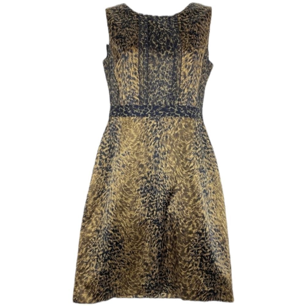 Elie Tahari Leopard Dress Size 2